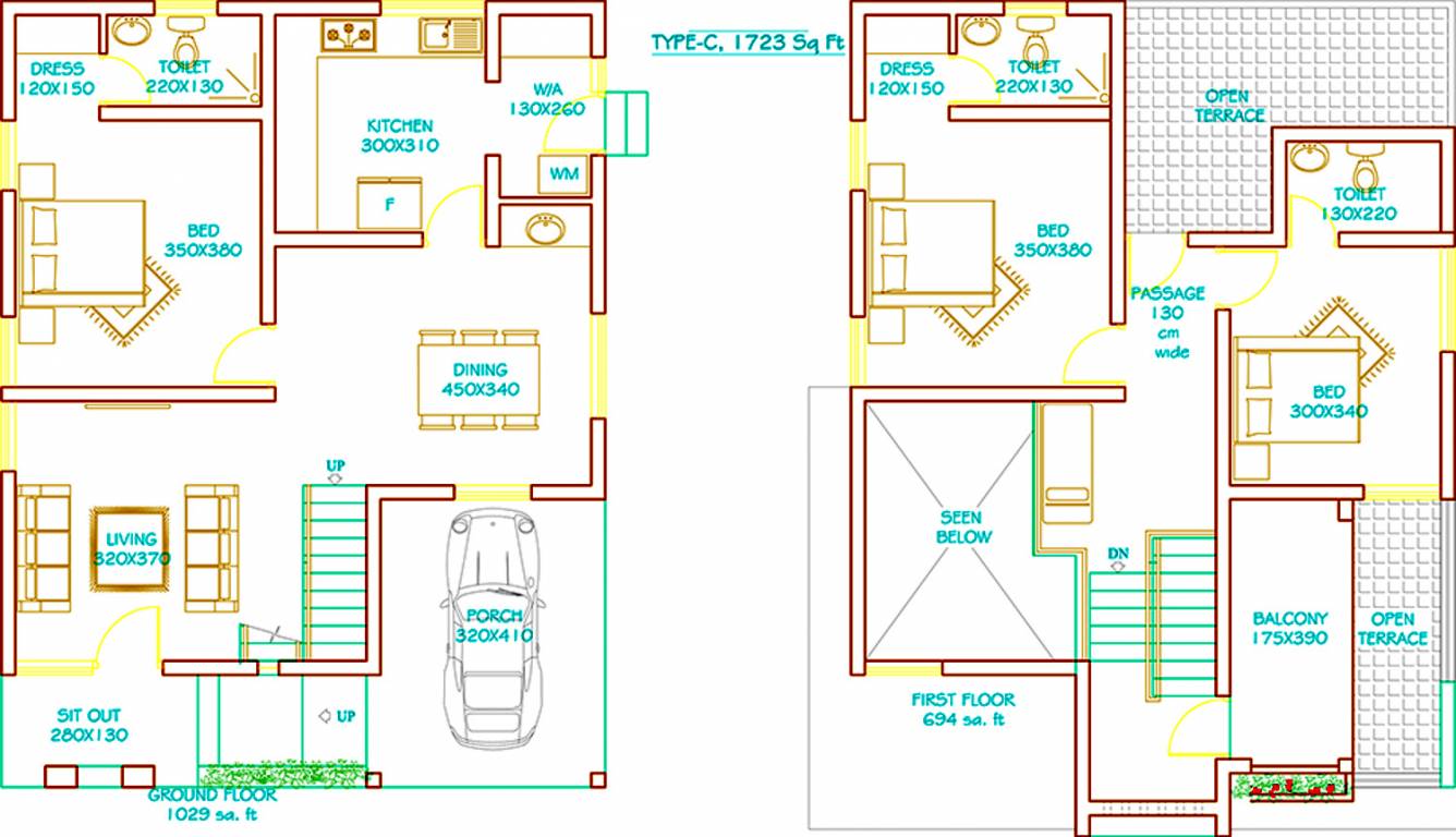 Zealots Cyber Hills (3BHK+3T (1,723 sq ft) 1723 sq ft)
