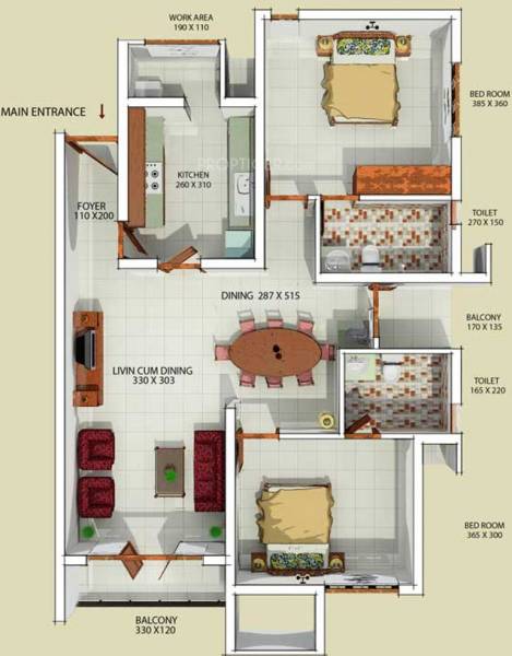 BCG Mars (2BHK+2T (1,375 sq ft) 1375 sq ft) BCG Mars (2BHK+2T (1,375 sq ft) 1375 sq ft)