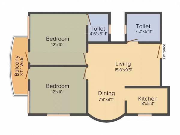  srijani-housing-complex Floor Plan Floor Plan
