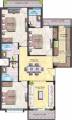 Floor Plan (3BHK+3T (1,432 sq ft) 1432 sq ft) TDI Infrastructure Tuscan Residency Exclusive Floor Plan (3BHK+3T (1,432 sq ft) 1432 sq ft)