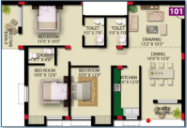  habitat-green Floor Plan Floor Plan