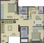 Dreamciti Vainavi Nest (2BHK+2T (1,022 sq ft) 1022 sq ft)