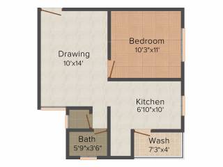 Mukhi Residency (1BHK+1T (720 sq ft) 720 sq ft) Mukhi Residency (1BHK+1T (720 sq ft) 720 sq ft)