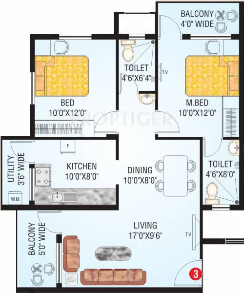 Vishwas Neptune (2BHK+2T (990 sq ft) 990 sq ft) Vishwas Neptune (2BHK+2T (990 sq ft) 990 sq ft)