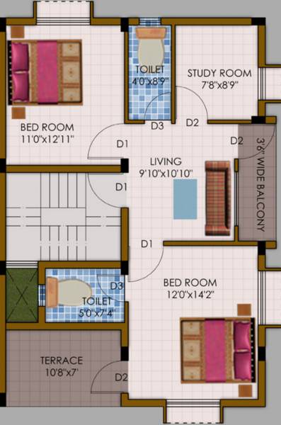 Bhola Homes (3BHK+3T (1,723 sq ft) 1723 sq ft) Bhola Homes (3BHK+3T (1,723 sq ft) 1723 sq ft)