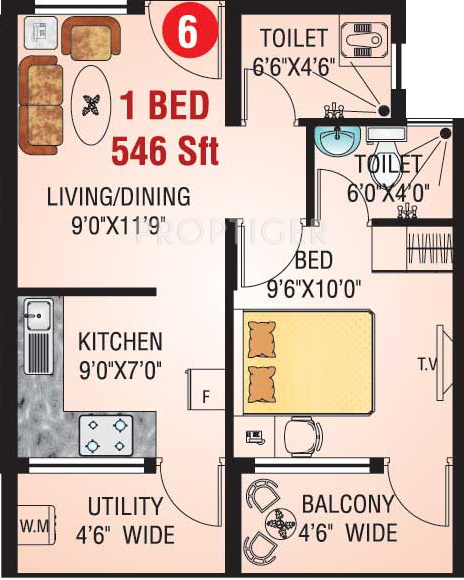Vishwas Green View (1BHK+2T (546 sq ft) 546 sq ft) Vishwas Green View (1BHK+2T (546 sq ft) 546 sq ft)