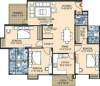 Ashadeep Group Gulmohar Walkup Apartment (3BHK+4T (1,551 sq ft) 1551 sq ft)