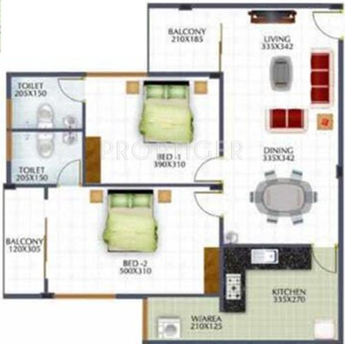 TBPL Indus Avenue II (2BHK+2T (1,136 sq ft) 1136 sq ft) TBPL Indus Avenue II (2BHK+2T (1,136 sq ft) 1136 sq ft)