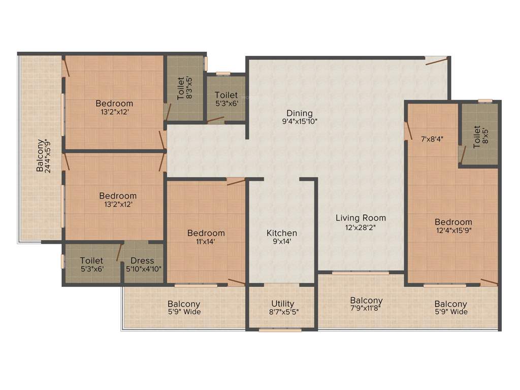Land Roopali (4BHK+4T (2,730 sq ft) 2730 sq ft)