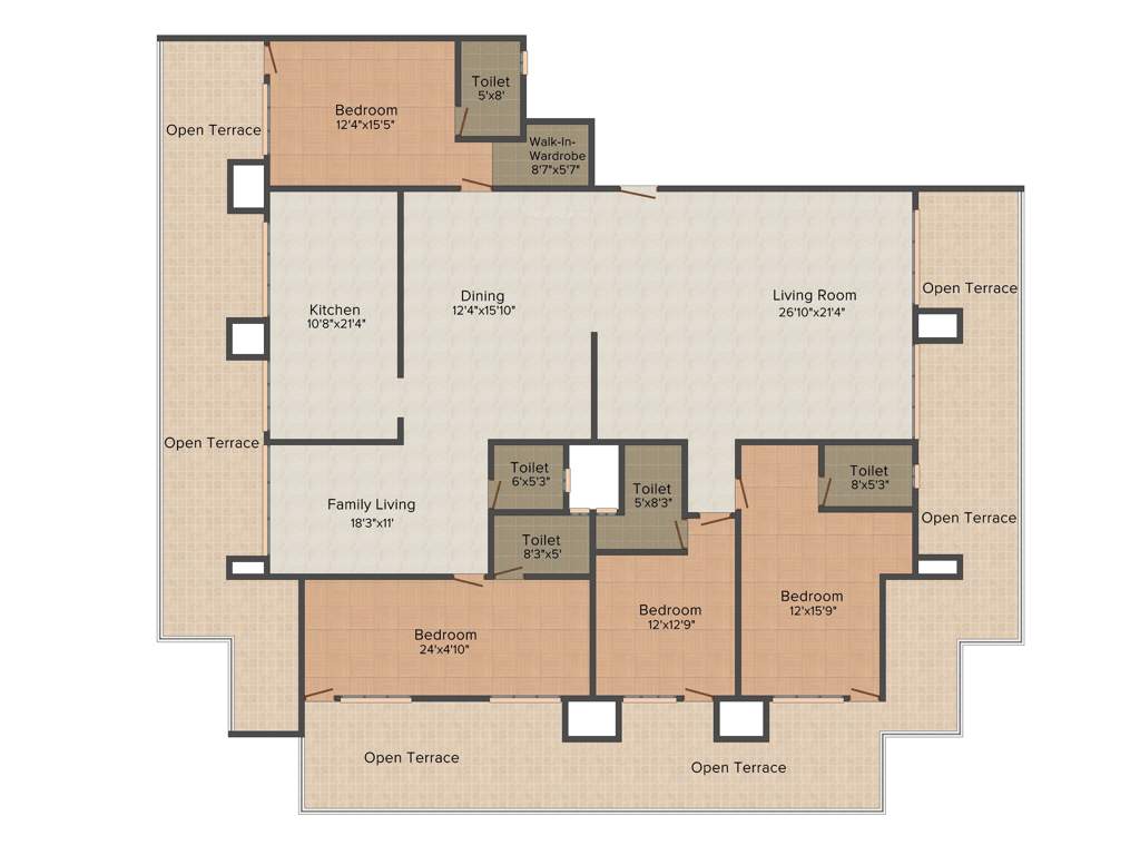 Land Roopali (4BHK+4T (3,270 sq ft) 3270 sq ft)