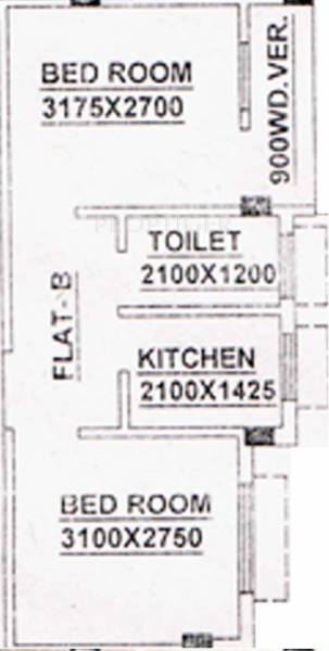 Anamika Amrabati Apartment (2BHK+1T (507 sq ft) 507 sq ft)