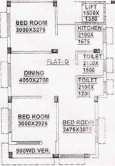 Anamika Amrabati Apartment (3BHK+2T (993 sq ft) 993 sq ft) Anamika Amrabati Apartment (3BHK+2T (993 sq ft) 993 sq ft)
