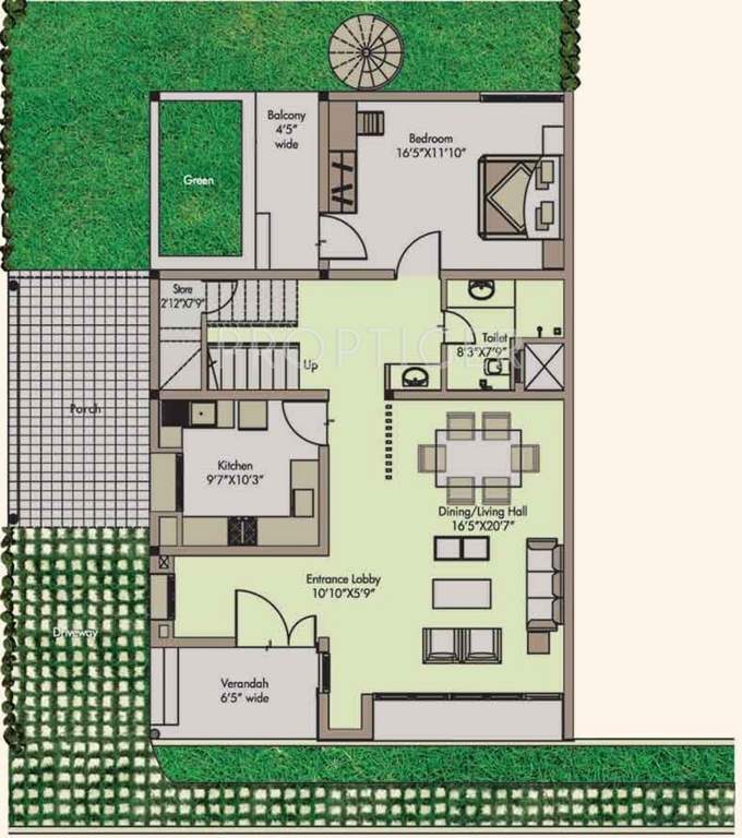 Adventz Zuari Garden City Villa (3BHK+4T (3,230 sq ft) + Servant Room 3230 sq ft)
