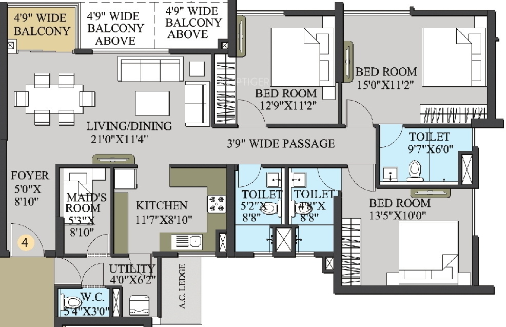  garden vista phase 2 Floor Plan Floor Plan
