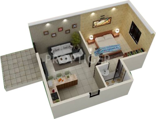 Rosetta Honey Hills Villa (1BHK+1T (400 sq ft) 400 sq ft)