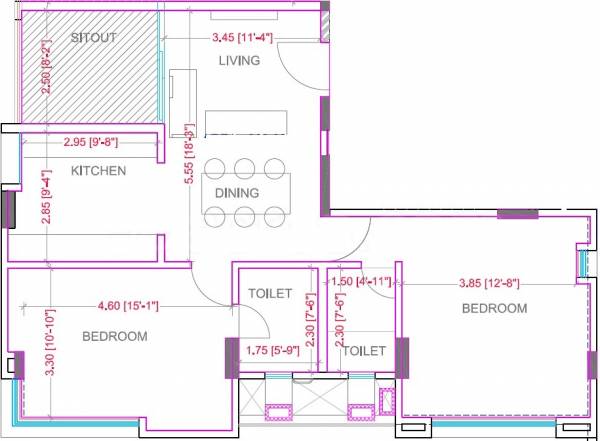 AV Basant Bahar (2BHK+2T (1,175 sq ft) 1175 sq ft) AV Basant Bahar (2BHK+2T (1,175 sq ft) 1175 sq ft)
