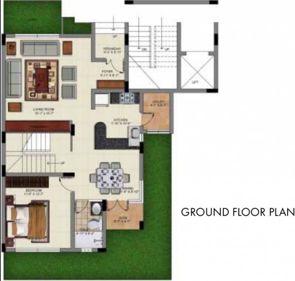  city-ville Floor Plan Lower Level Duplex Plan