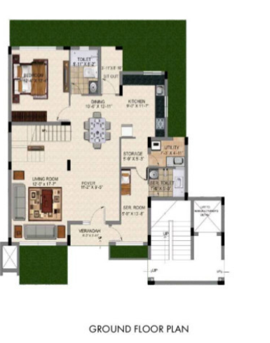  city ville Floor Plan Lower Level Duplex Plan