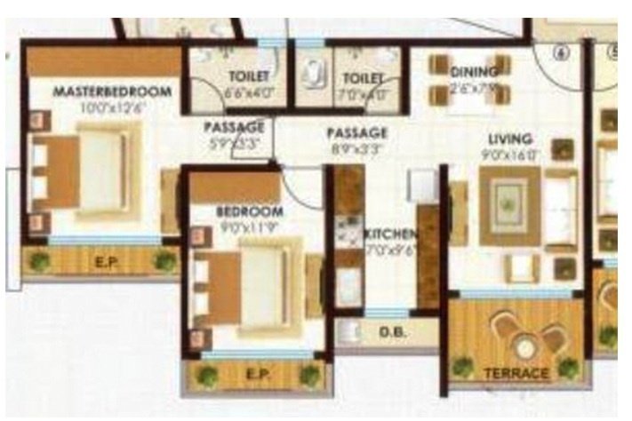  neelkanth shrushti Floor Plan Floor Plan