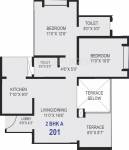 Shree Ram Saanvi (2BHK+2T (998 sq ft) 998 sq ft) Shree Ram Saanvi (2BHK+2T (998 sq ft) 998 sq ft)