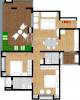 Shree Ram Saanvi (2BHK+2T (1,238 sq ft) 1238 sq ft)
