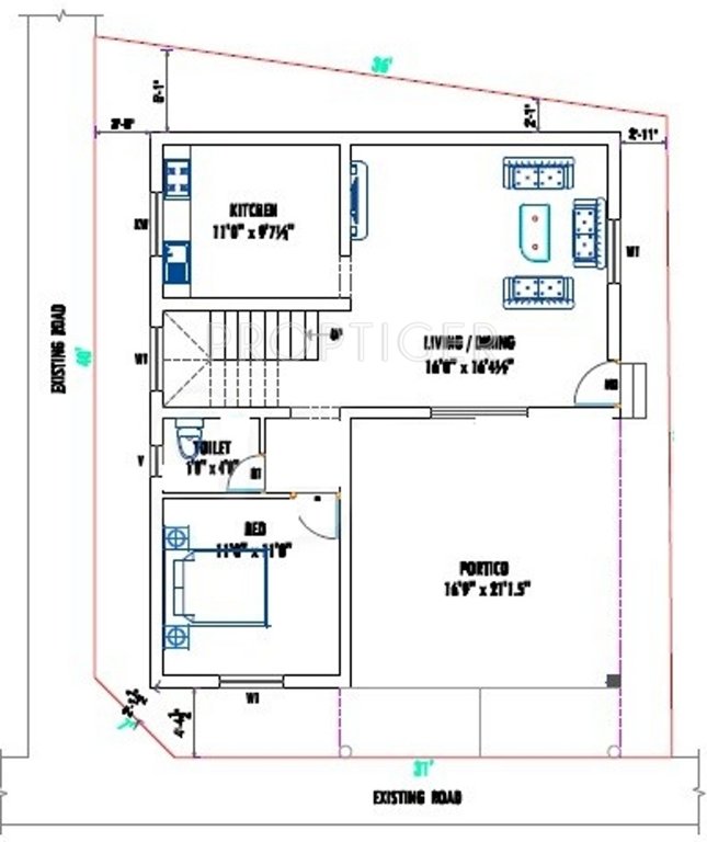 DD Castle (3BHK+3T (1,752 sq ft) 1752 sq ft)