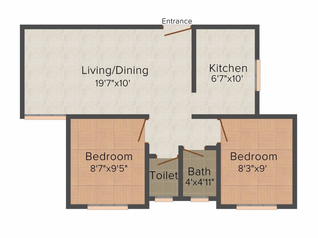 Arun Atana (2BHK+2T (675 sq ft) 675 sq ft) Arun Atana (2BHK+2T (675 sq ft) 675 sq ft)