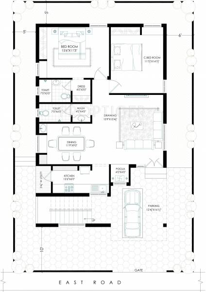 Ajasra Homes Akash Vihar Villa (2BHK+2T (1,342 sq ft) 1342 sq ft)