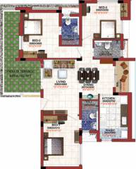 Vista Spaces Arcot (3BHK+3T (1,355 sq ft) 1355 sq ft) Vista Spaces Arcot (3BHK+3T (1,355 sq ft) 1355 sq ft)