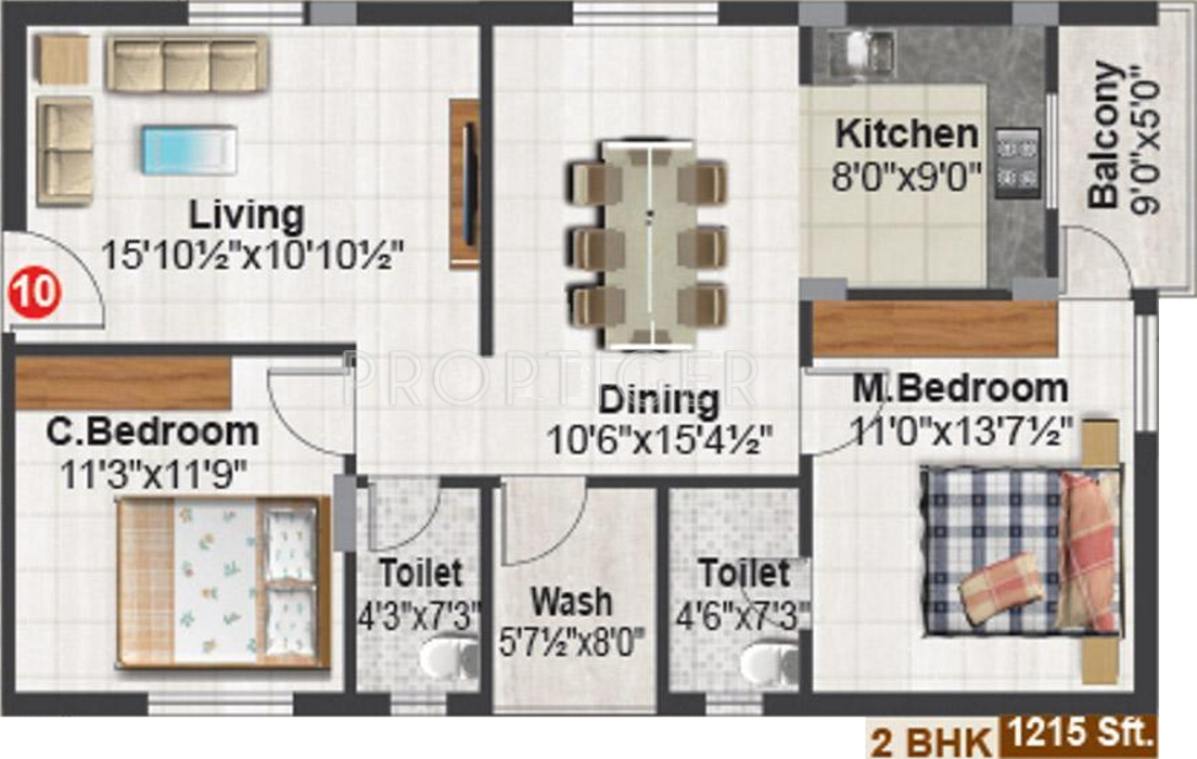 Shubham Builders and Developers Blooms (2BHK+2T (1,215 sq ft) 1215 sq ft) Shubham Builders and Developers Blooms (2BHK+2T (1,215 sq ft) 1215 sq ft)