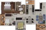Atul Nilaya (2BHK+2T (1,368 sq ft)   Study Room 1368 sq ft)