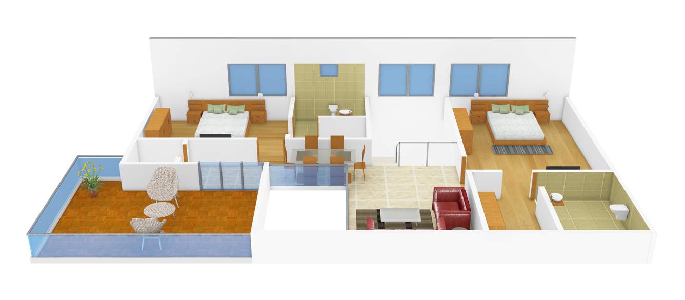 Speed Hiland Homes (3BHK+3T (2,450 sq ft) Pooja Room 2450 sq ft)