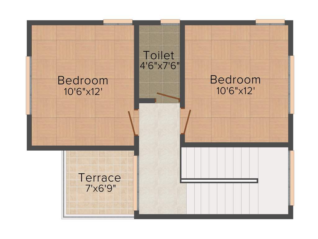 Metro Landmark Annexe (2BHK+2T (900 sq ft) 900 sq ft)