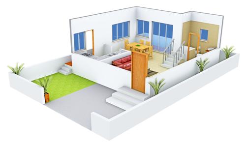 Metro Landmark Annexe (2BHK+2T (900 sq ft) 900 sq ft)