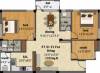 A N Aishwaryam (2BHK+2T (1,355 sq ft)   Study Room 1355 sq ft)