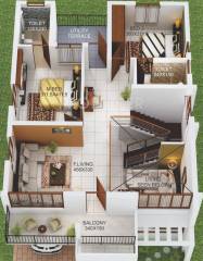 Afford Dream Cocoon (3BHK+4T (1,905 sq ft) 1905 sq ft)