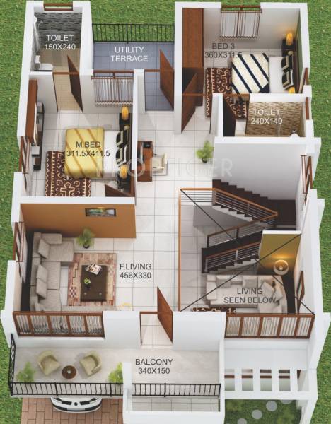 Afford Dream Cocoon (3BHK+4T (1,905 sq ft) 1905 sq ft) Afford Dream Cocoon (3BHK+4T (1,905 sq ft) 1905 sq ft)