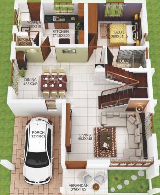 Afford Dream Cocoon (3BHK+4T (1,905 sq ft) 1905 sq ft)