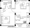 TBPL Ambady Residency (1BHK+1T (630 sq ft) 630 sq ft)