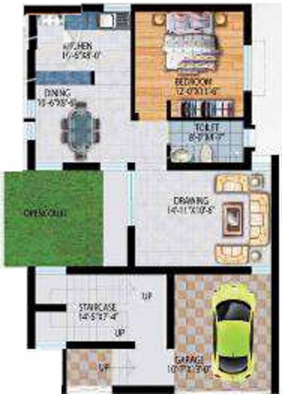 ASBN Villa (3BHK+3T (1,981 sq ft) 1981 sq ft)