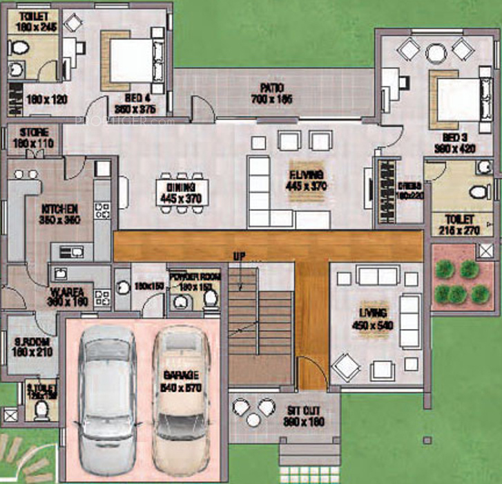 Skyline Ranch (4BHK+5T (3,753 sq ft) + Servant Room 3753 sq ft)