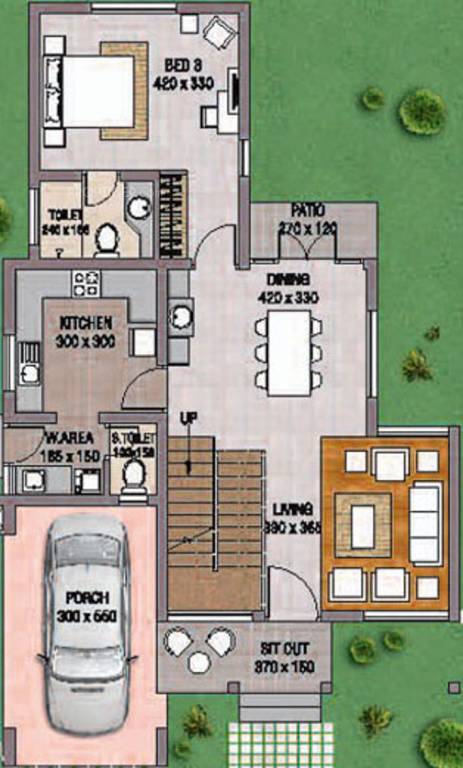 Skyline Ranch (3BHK+4T (2,000 sq ft) 2000 sq ft)