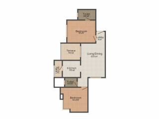 Geeta Myrah (2BHK+2T (965 sq ft) 965 sq ft) Geeta Myrah (2BHK+2T (965 sq ft) 965 sq ft)