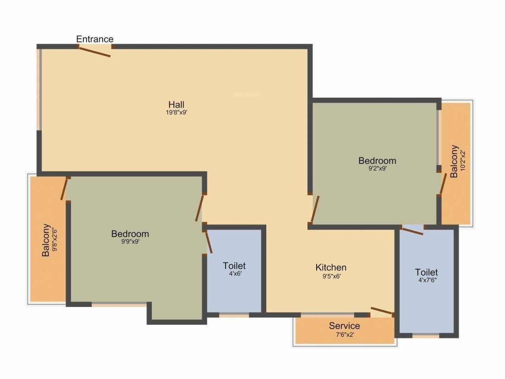 SS Suba (2BHK+2T (781 sq ft) 781 sq ft) SS Suba (2BHK+2T (781 sq ft) 781 sq ft)