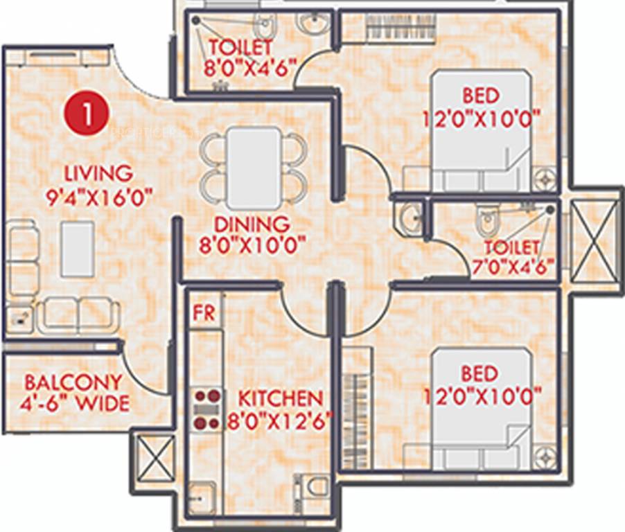 Vishal Valankannis Heights (2BHK+2T (920 sq ft) 920 sq ft) Vishal Valankannis Heights (2BHK+2T (920 sq ft) 920 sq ft)