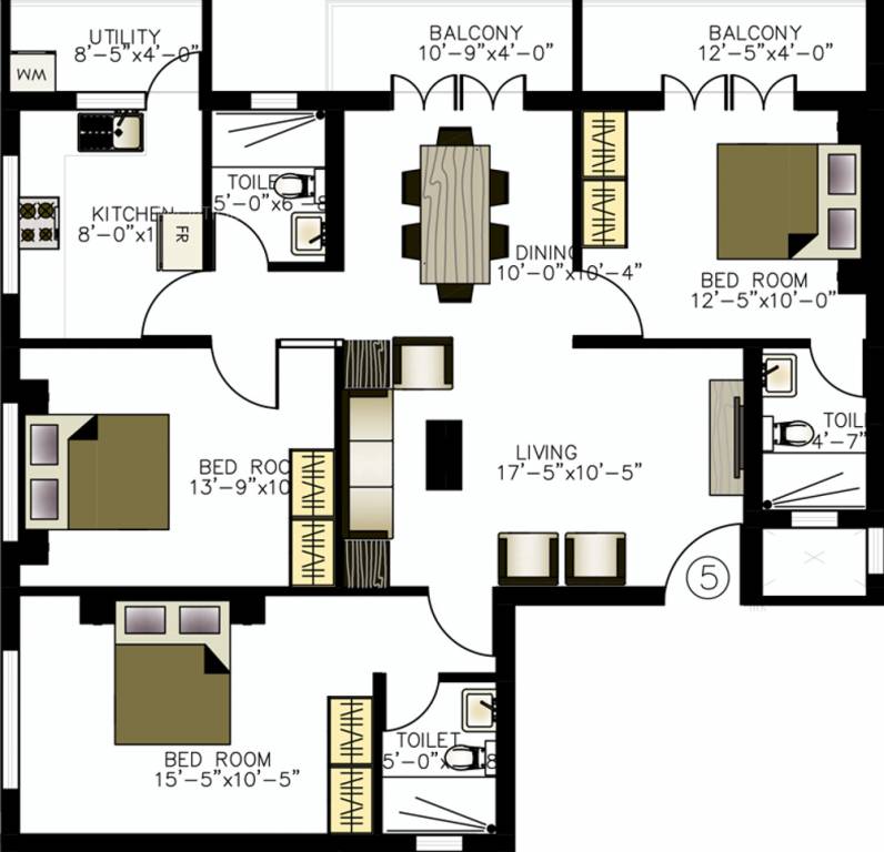 Vishal Valankannis Mist (3BHK+3T (1,415 sq ft) 1415 sq ft) Vishal Valankannis Mist (3BHK+3T (1,415 sq ft) 1415 sq ft)