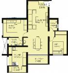 Kalyani City Pearl (2BHK+2T (1,230 sq ft) 1230 sq ft)