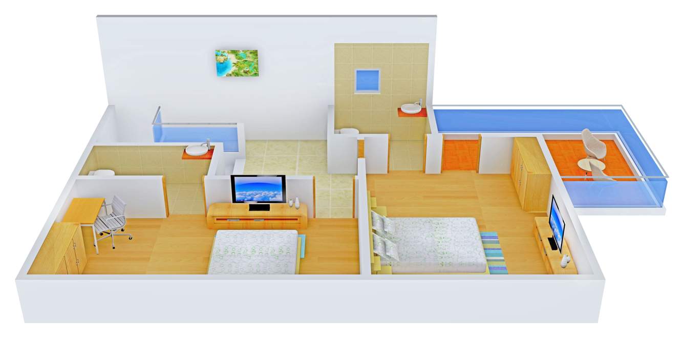 Dhanaas Mathura (3BHK+3T (1,650 sq ft) 1650 sq ft)