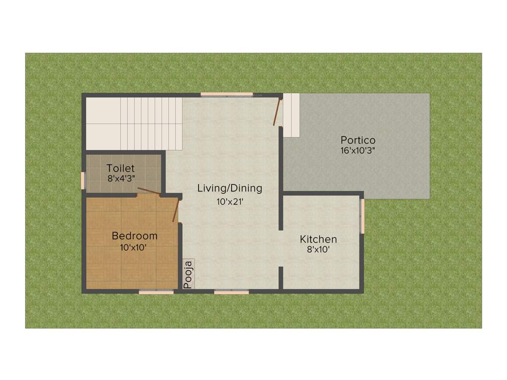 Dhanaas Mathura (3BHK+3T (1,650 sq ft) 1650 sq ft)