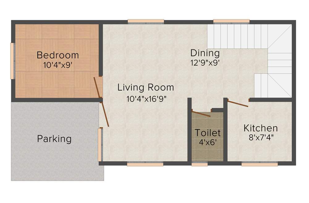 Udhayam Breeze Villa (3BHK+2T (1,400 sq ft) 1400 sq ft)